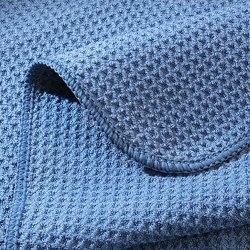POLYTE 340 GSM Microfiber Waffle Kitchen Dish Tea Towel, 16x28 in, 12 Pack - Image 5