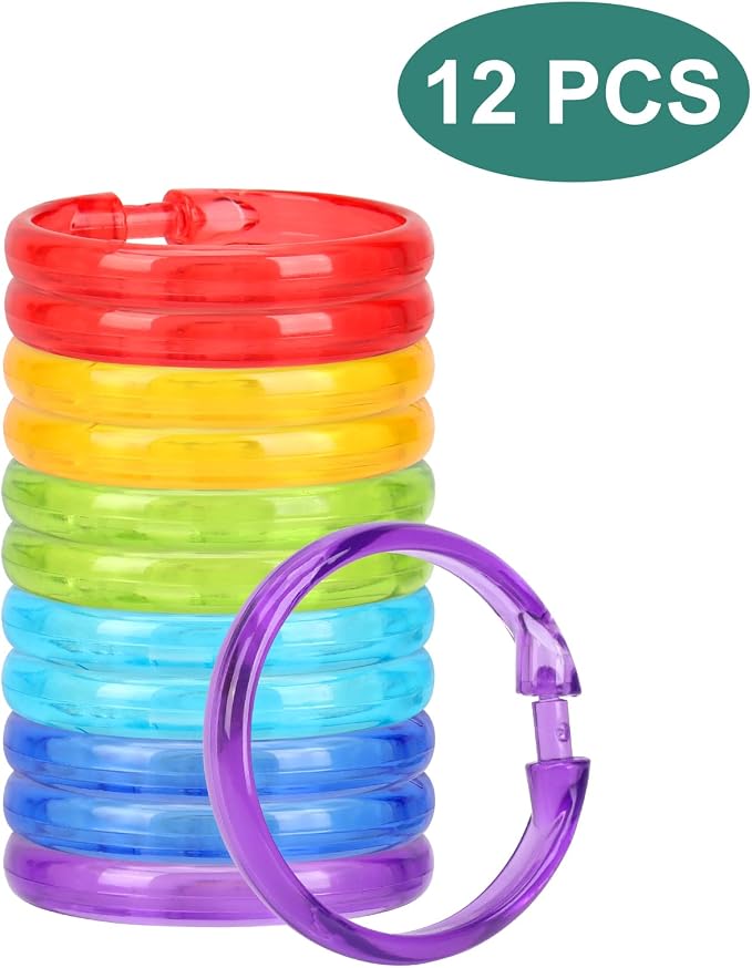 Colorful Shower Curtain Hooks - Image 7