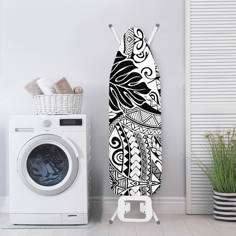 Boho Zigzag Ironing Board Cover Hawaii Tropic Monstera Standard Size 15" X 54" - Image 4