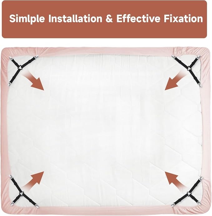 Bed Sheet Straps, Upgrade Fitted Bed Sheet Holders - Image 5