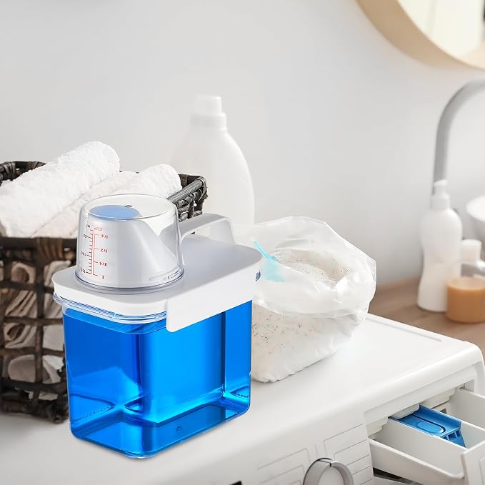 Tatuo 3 Pack Laundry Detergent Dispenser 37 oz Clear Liquid Container - Image 6