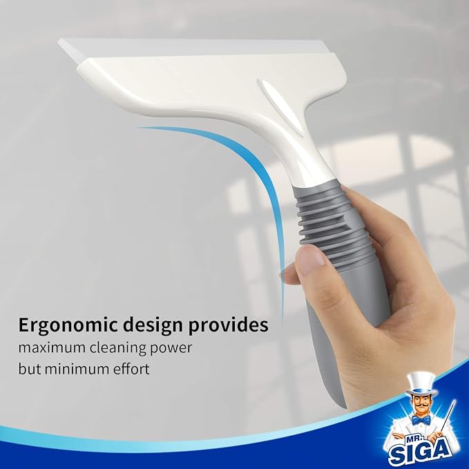 MR.SIGA Silicone Squeegee for Shower Doors, 10 inch, 4 Pack - Image 4