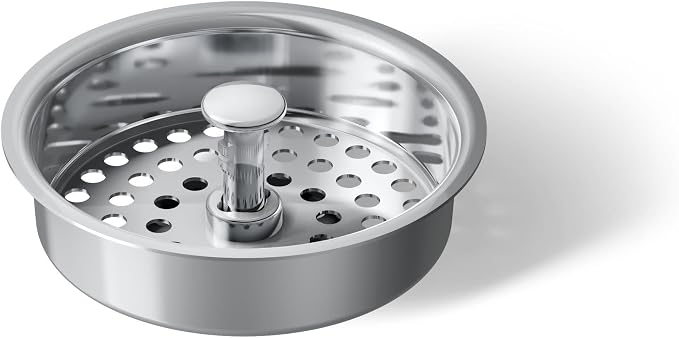 KOHLER K8803-CP Duostrainer Sink Strainer Basket, Removeable Stainless Steel by Unknown
