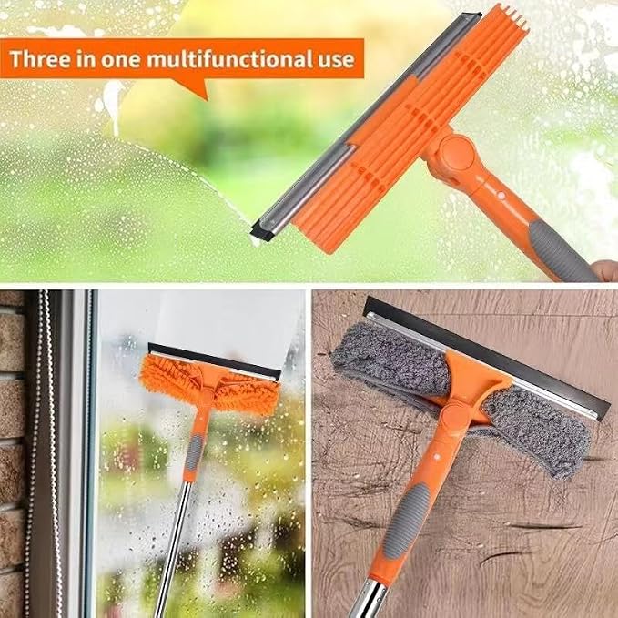2-in-1 Window Cleaner Tool, Scrubber - Image 8