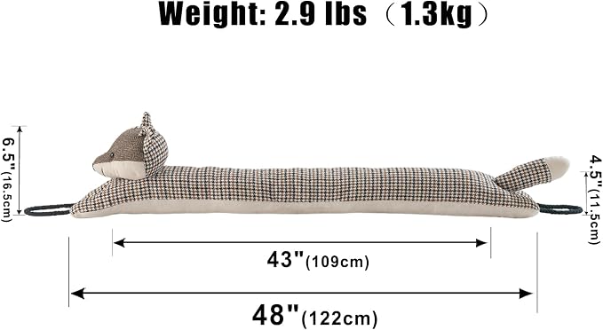 Under Door Draft Stopper Decorative Wind Stopper 48 inch - Image 2