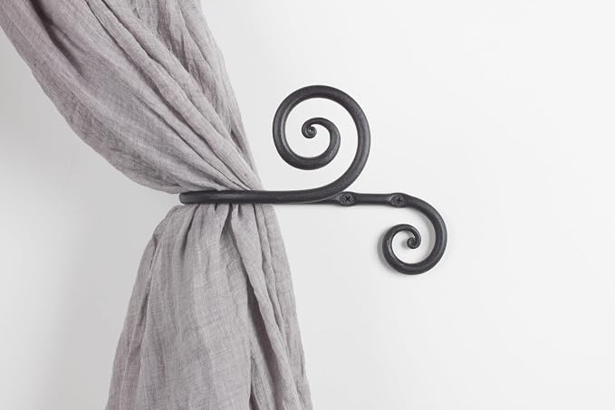 RTZEN Metal Curtain Tiebacks, Drapery Holders - Image 6
