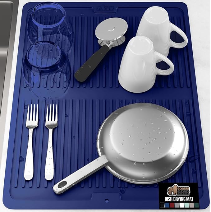 GORILLA GRIP 100% BPA-Free Patented Silicone Dish Drying Mat by Unknown