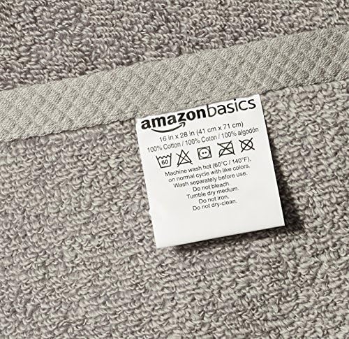 Amazon Basics 100% Cotton Lightweight Quick-Dry Hand Towel - Image 4