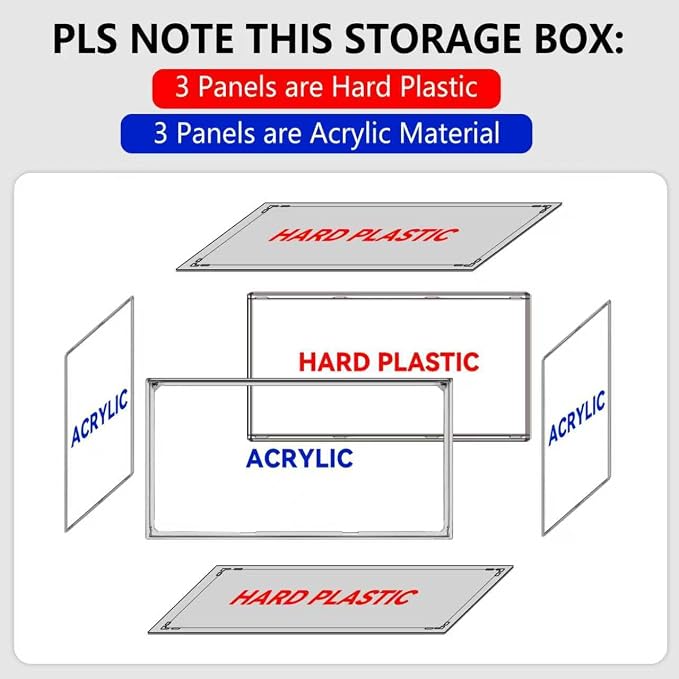 1 Pack Clear Plastic Shoe Boxes - Image 2