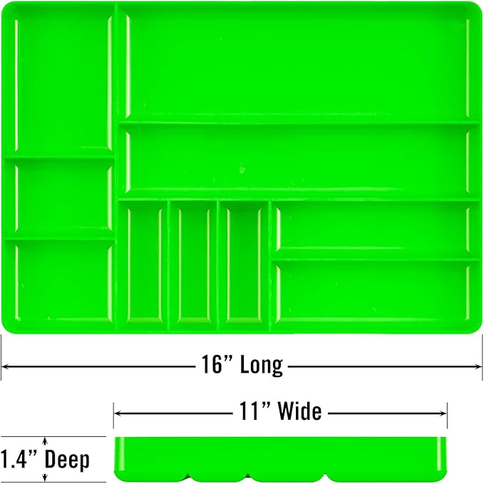 ERNST Tool Organizer Tray, 10-Compartments, Organization, Heavy-Duty, Industrial - Image 8