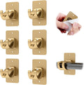 CIEMGNZOC 6PCS No Drill Curtain Rod Brackets, Self-Adhesive Curtain Rods No by CIEMGNZOC