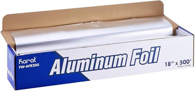 Karat FW-AFR205 18"x 500' Standard Aluminum Foil Roll by Karat