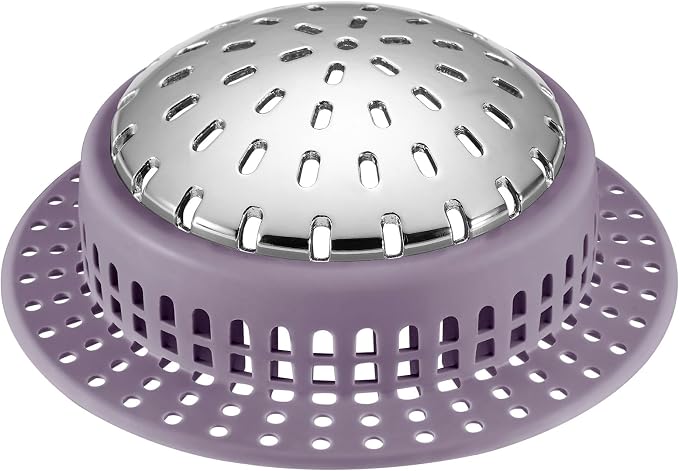 Aluvor Bathtub Drain Hair Catcher Shower Drain Cover Sink Drain Protector | by SayGoodbyetoHairClogging