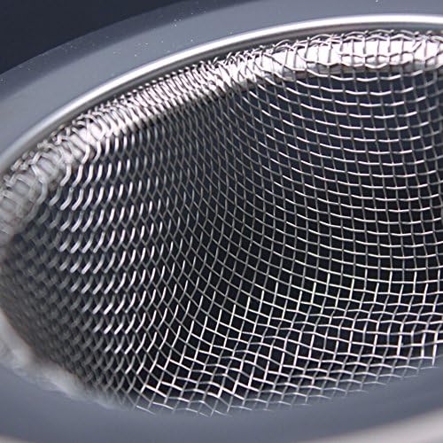 2 Pcs Stainless Steel Kitchen Mesh Silver Sink Strainer Large Wide Rim 4.5" - Image 6