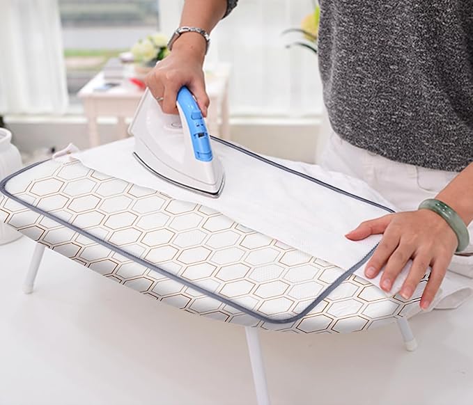 SheeChung Small Ironing Board Cover and Pad 12.5"x32", Mini Iron Board Cover - Image 4