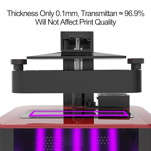 5PCS 6.66 inch LCD Screen Protector Film - Scratch-Resistant High Light Transmittance Protective Films for Resin 3D Printer Elegoo Mars 3/ Mars 3 Pro