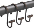 Bathway Shower Curtain Hooks, Shower Curtain Rings Rust Proof, T-Bar Design by Bathway