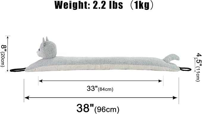 Under Door Draft Stopper Decorative Wind Stopper 38 inch - Image 2