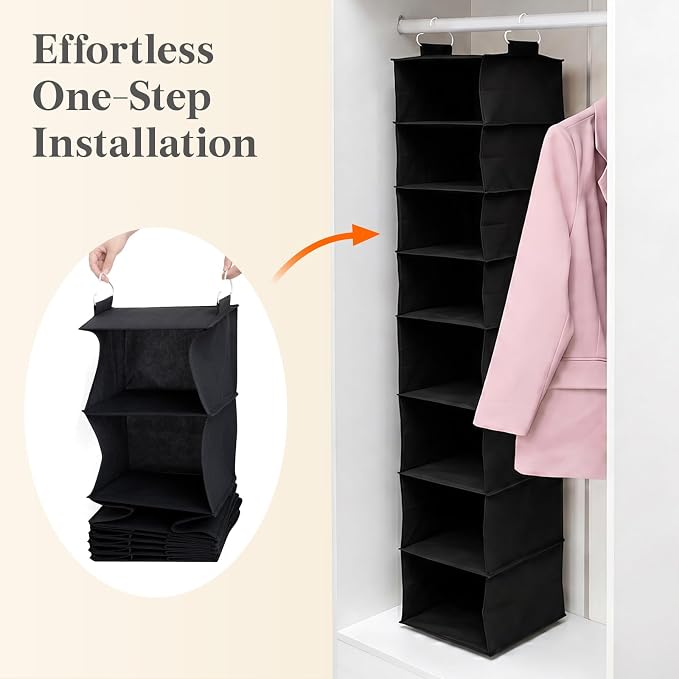Lifewit 8 Tier Hanging Portable Closet Storage Organizer - Image 6