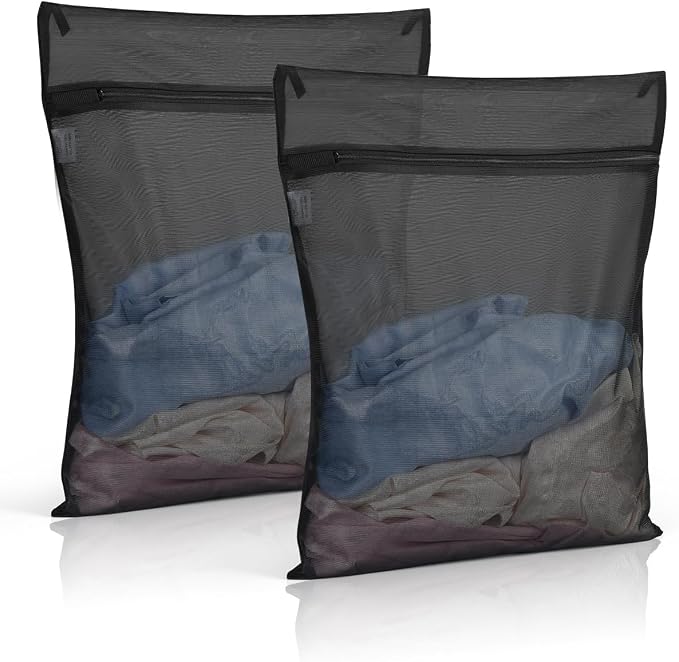 OTraki 2 Pack Mesh Laundry Bags 16X20 inch Durable Laundry Garment Bag - Image 8