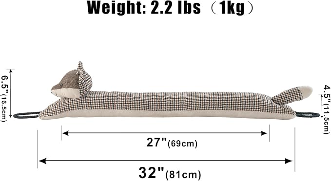 Under Door Draft Stopper Decorative Wind Stopper 32 inch - Image 2