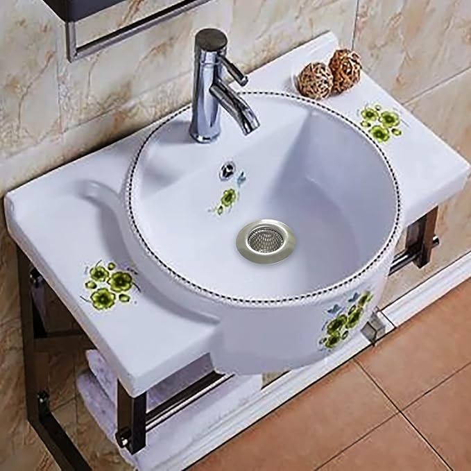 Seatery 1.25" Small Drain Strainer, Sink Drain Hair Catcher, Bathroom Sink - Image 5