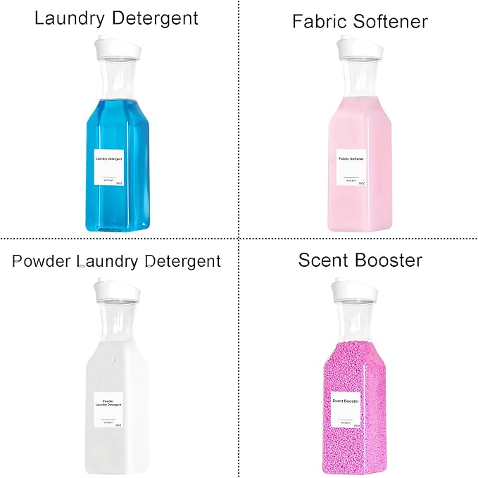 50 OZ Liquid Laundry Detergent Dispenser, Plastic Laundry Detergent Container - Image 3