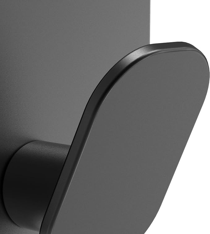 Black Towel Hook 6 Pack, Stainless Steel Stick on Wall Hooks - Image 4