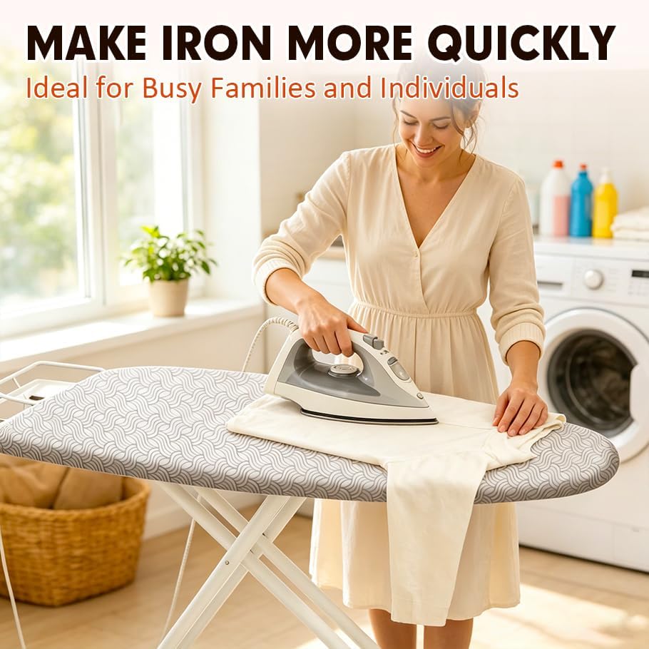 Ironing Board Cover and Pad, Extra Large 21x57, Extra Thick - Image 2