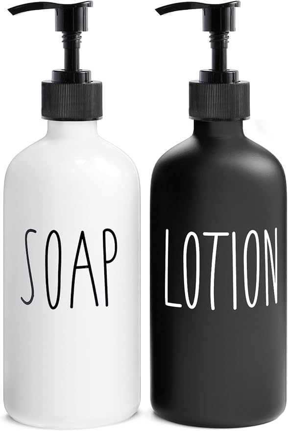MOMEEMO Soap Dispenser Bathroom Set, Suitable by MOMEEMO