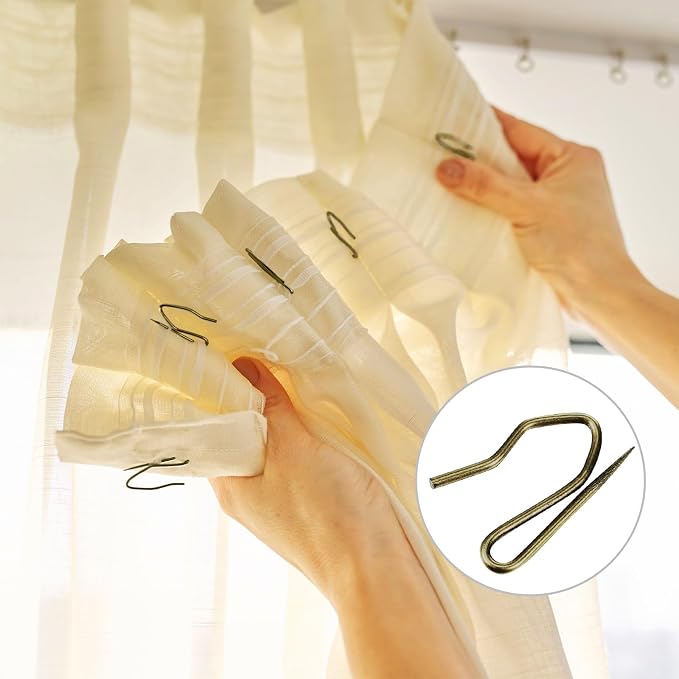 Hotop 30 Pcs Metal Curtain Rings - Image 4