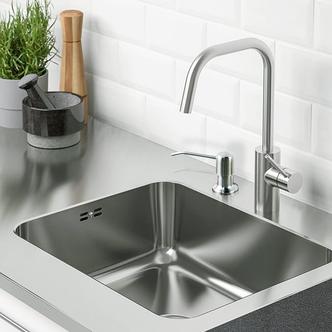 Soap Dispenser for Kitchen Sink, Stainless Steel Countertop Dish Soap Dispenser - Image 2