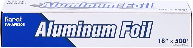 Karat FW-AFR205 18"x 500' Standard Aluminum Foil Roll - Image 2