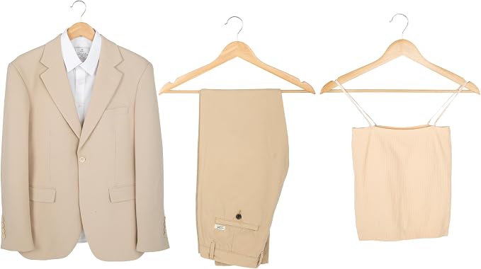 Amazon Basics Wood Suit Clothes Hangers - Image 4