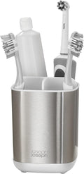 Joseph Joseph EasyStore Stainless-Steel Toothbrush Holder Bathroom Storage by Unknown
