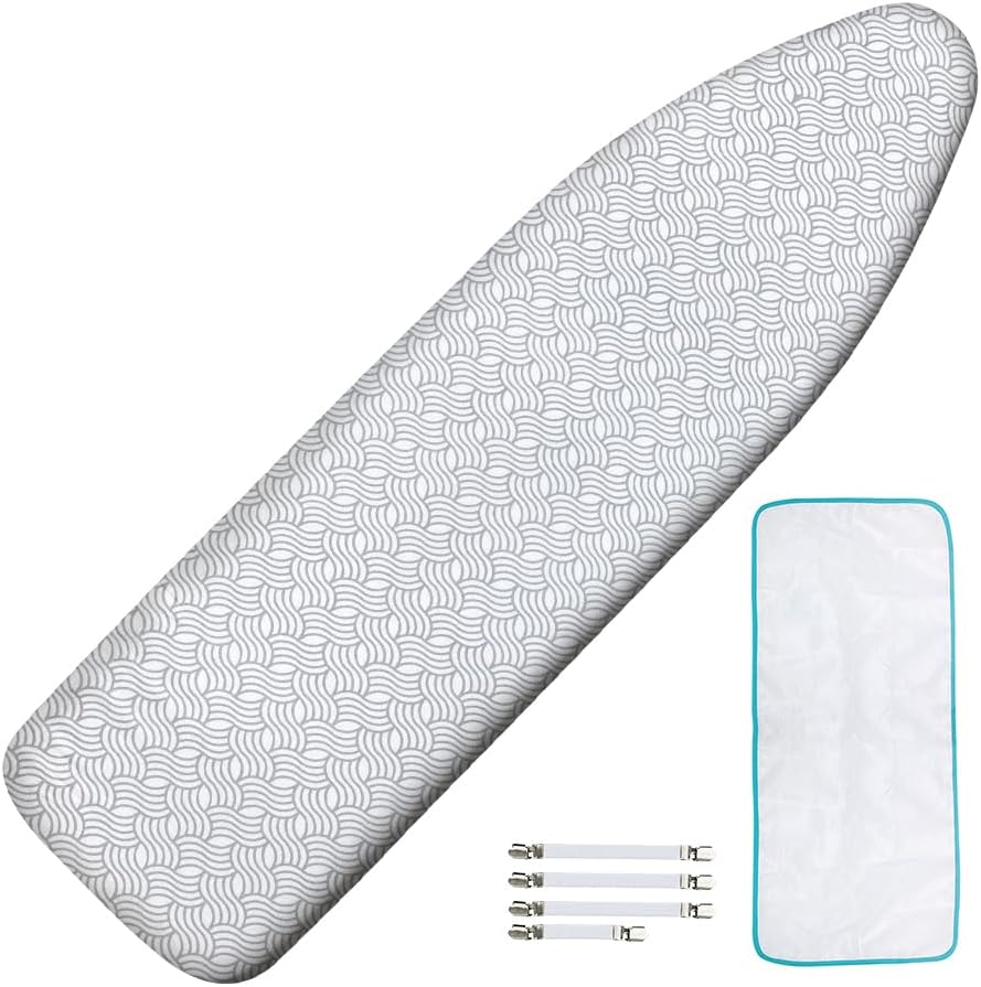 Ironing Board Cover and Pad, Standard Size 15x54, Extra Thick by Dalykate