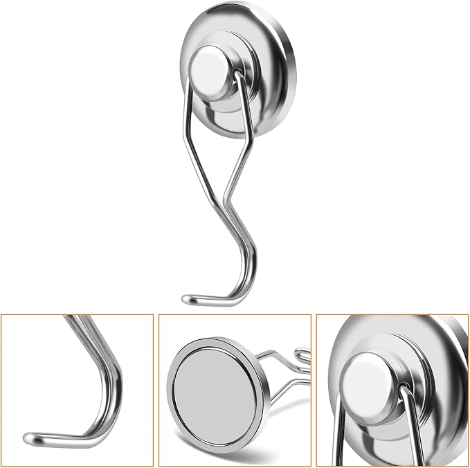 DIYMAG Magnetic Hooks, 120LBS Heavy Duty 7P 2026 Cruise Ship Essentials - Image 2