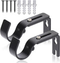 Premium Curtain Rod Brackets for Wall by Unknown