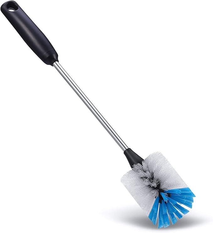 MOSOLAN 3-in-1 Water Bottle Brush and Straw Cleaning Set, Flat Head | Non-Silp - Image 3