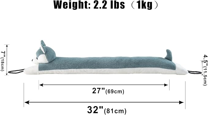 Under Door Draft Stopper Decorative Wind Stopper 32 inch - Image 2