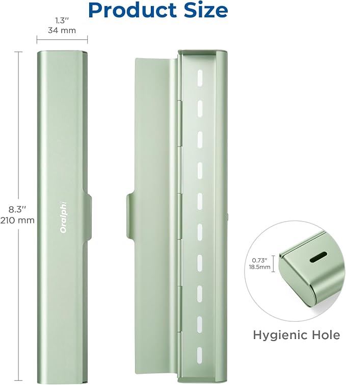 Aluminum Toothbrush Travel Case, Portable Travel Toothbrush Holder, Durable - Image 5