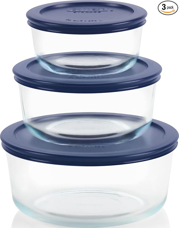 Pyrex Simply Store Glass Food Storage Containers Set by Pyrex