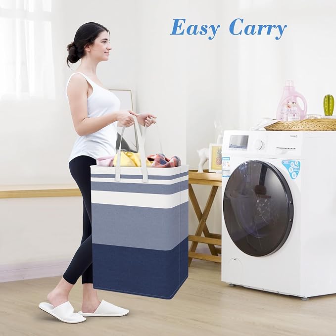 BlissTotes 3-Pack Laundry Basket, Collapsible Laundry Hamper - Image 5