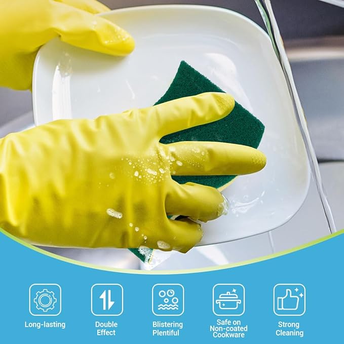 AIDEA Sponges Kitchen, Dish Sponges, Heavy-Duty Scrub Sponge | Kitchen Sponge - Image 2