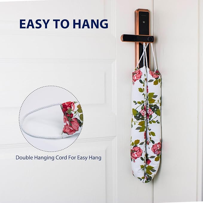 2 Pack 40 Inch 4 Inch Wide Under Door Blocker Door Draft Stopper, Bottom - Image 4