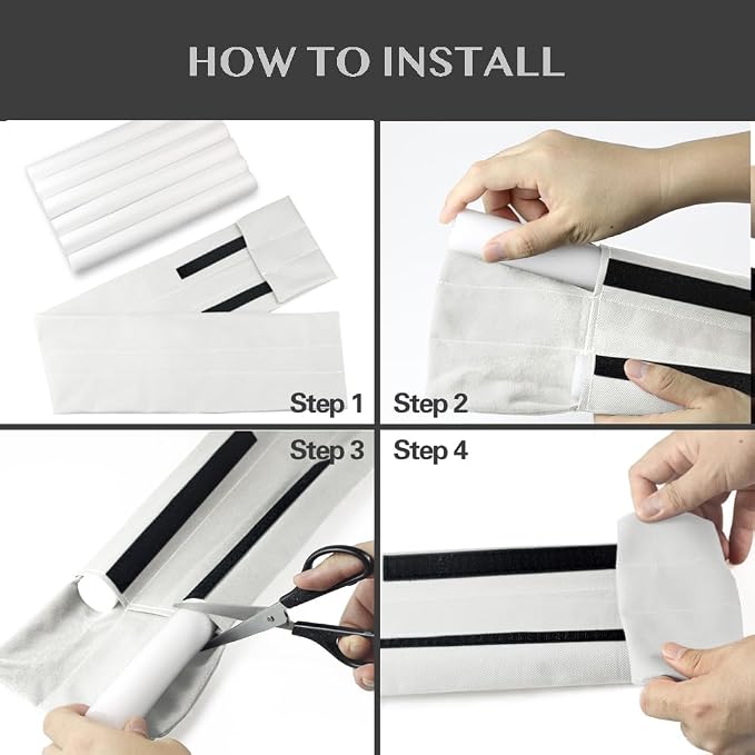 Door Draft Stopper, Size 30" to 36" Under Door Draft Blocker Air Door Guard - Image 5