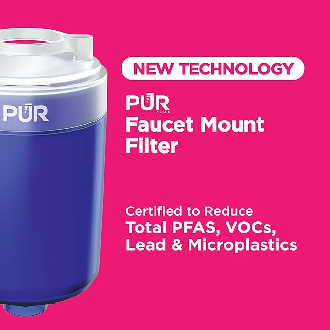 PUR Plus Faucet Mount Replacement Filter, Genuine PUR Water Filter - Image 2