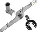 154568002 Dishwasher Lower Wash Arm and 5304518968 Dishwasher Lower Spray Arm Support and 5304506518 Trap Drain Filter Support for Frigidaire Electrolux 1545680 5304517203 154568001 154414101 (Grey)