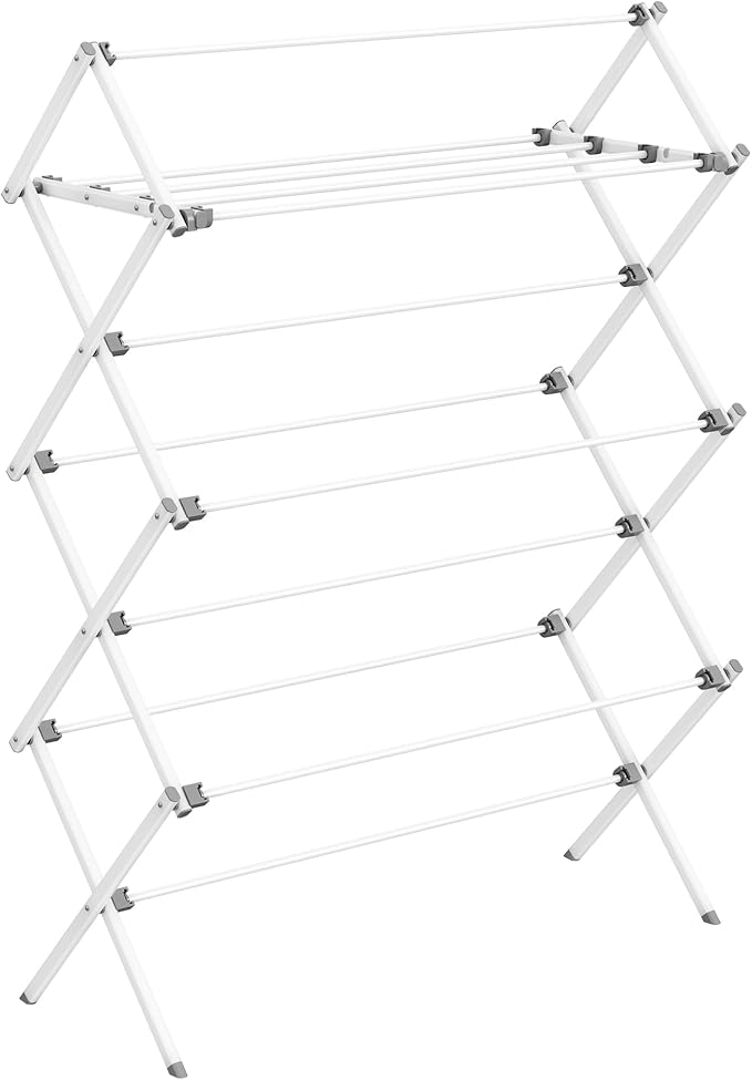 SONGMICS Foldable Clothes Drying Rack, 36.6 x 14.6 x 53.2 Inches | Laundry by Unknown