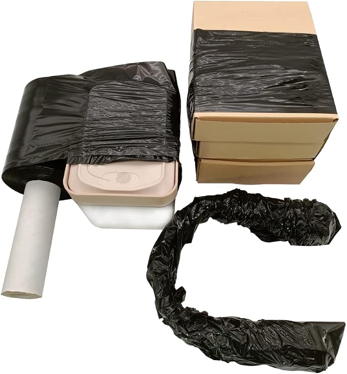 Black Stretch Wrap Roll 5"×1000' Plastic Wrap Roll - Image 6